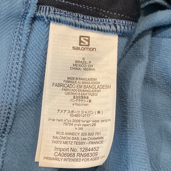 Womens Salomon comet mid hoodie kangaroo workout warm gear tech ski - Picture 11 of 15